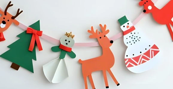 Family Drop-In Festive Paper Garland Making